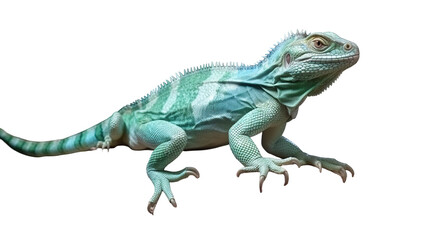 Obraz premium Close-up of a vibrant iguana (1)