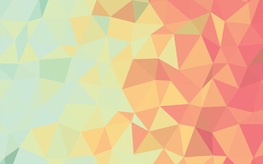 Geometric Canvas of Pastel Serenity A Low Poly Mosaic of Calm and Tranquility