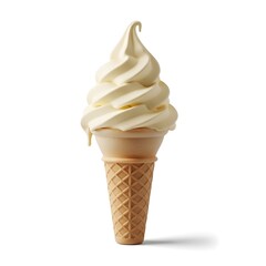 ice cream cone isolated