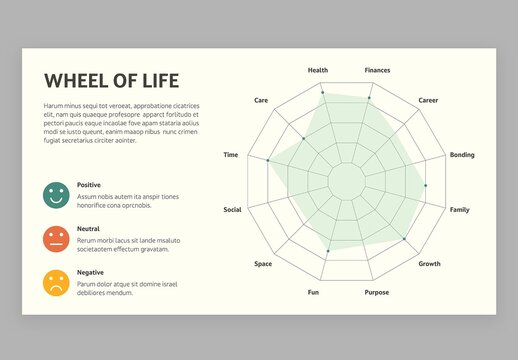 Wheel of Life Spider Chart Infographic with Cute Education Style for School Teachers