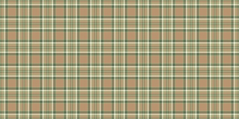 Indoor check vector seamless, vertical pattern fabric background. Harmony tartan texture textile plaid in pastel and orange colors.