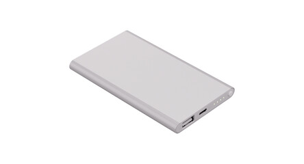 Premium Power Bank Mockup Template - Realistic High-Resolution Portable Charger for Branding Presentation and Product Showcase