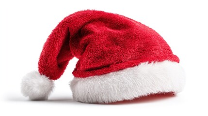 red santa claus hat