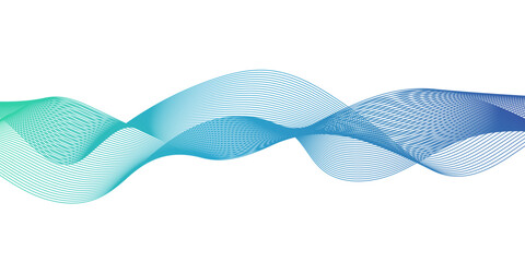 Technology abstract lines on white background. Wave curve lines banner background design. Abstract digital motion lines. Twisted curve lines and blend effect mesh.