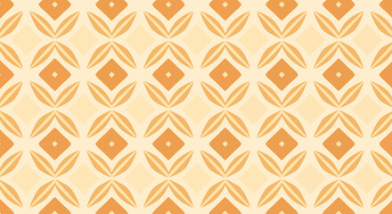 Seamless Geometric Pattern With A Retro 1970s Vibe Design
