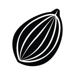 Almond Nut Icon Healthy Food Organic Nutrition