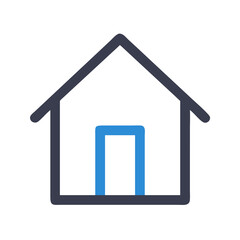 home icon on a white background