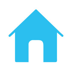 home icon on a white background