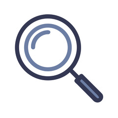 vector magnifying glass icon