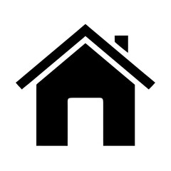 home icon on white background