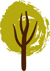 autumn tree illustration 