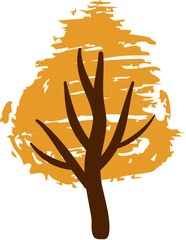 autumn tree illustration 