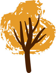 autumn tree illustration 