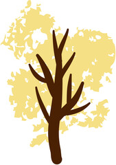 autumn tree illustration 