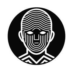 Biometric Face Scan Icon Security Recognition Design