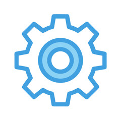 gear icon vector illustration
