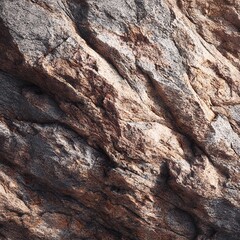 Textured Rock Face: Natural Patterns and Earth Tones