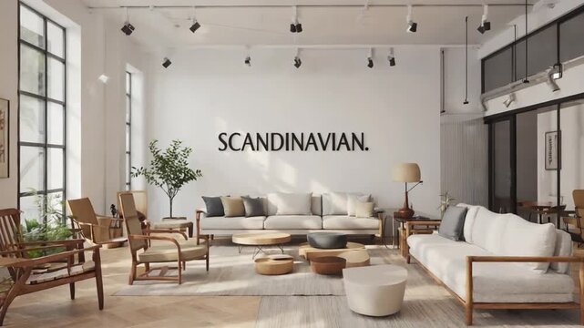 Scandinavian furniture store.