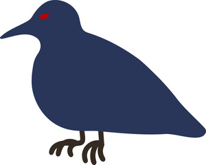 vector illustration of a bird