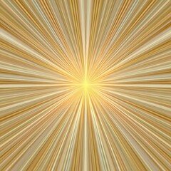 Bright golden rays radiating from a central point, creating a burst effect. Warm color palette, abstract design.