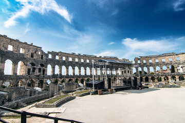 Roman Arena in Pula, Croatia