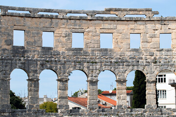 Roman Arena in Pula, Croatia