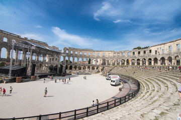 Roman Arena in Pula, Croatia