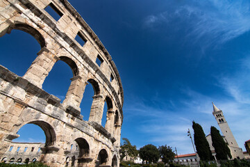 Roman Arena in Pula, Croatia