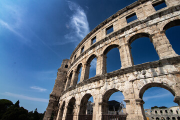 Ancient roman Arena in PUla, Croatia