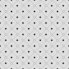 Abstract Seamless Outline Pattern Design