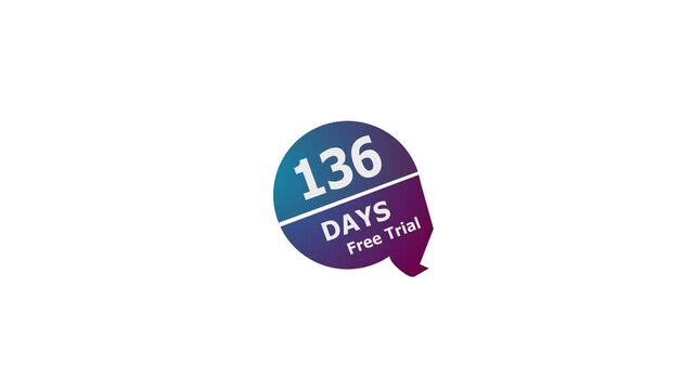136 Days Free Trial &ndash; Try Before You Buy. Business Product Offer Video 4k Animation.