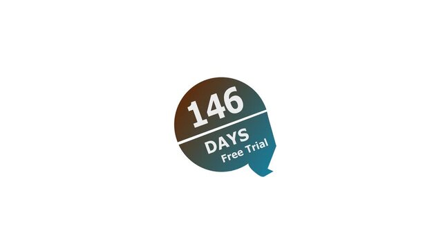 146 Days Free Trial &ndash; Try Before You Buy. Business Product Offer Video 4k Animation.