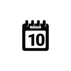 : 10 Januari calender icon