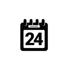: 24 Januari calender icon 