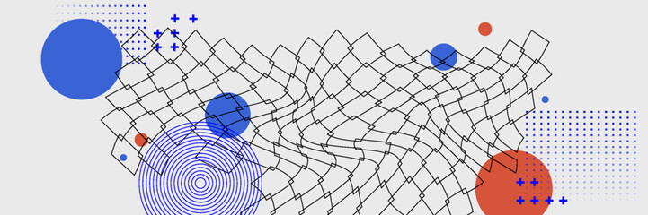 Flat abstract wireframe background vector design in eps 10