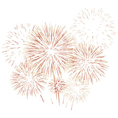 new year background with fireworks