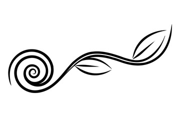 Gentle spiral expanding with smooth abstract swirl formation