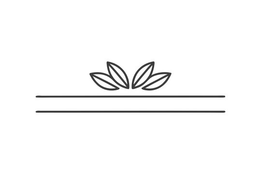 Double line minimalist bar parallel ultra thin design