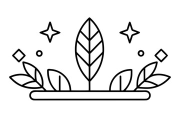 Straight line element thin vector line minimal style