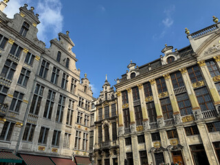 Gildenh&auml;user am Grand Place in Br&uuml;ssel, Belgien