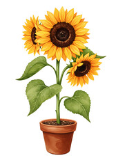 Obraz premium Isolated Gouache Illustration of a Vintage Sewing Machine with Thread and Scissors png alpha channel isolated on transparent background