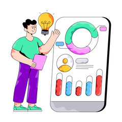 Premium download illustration of business data