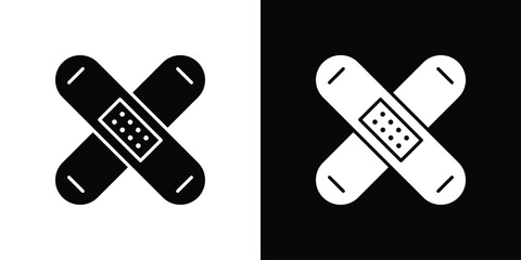 Medical patch icon symbol for templates, web design and infographics