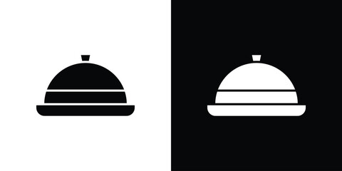 Food tray icon symbol for templates, web design and infographics
