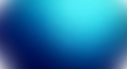 Obraz premium A gradient of blue hues blending smoothly from dark navy to light turquoise with soft white edges created with generated ai