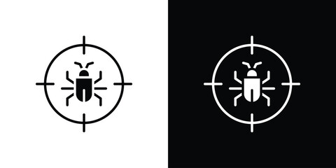 Debug icon symbol for templates, web design and infographics