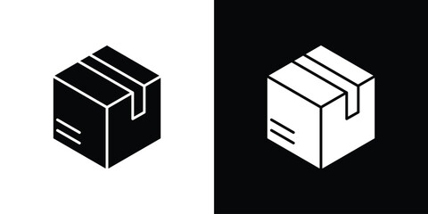 Boxes icon symbol for templates, web design and infographics