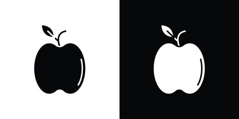Apple icon symbol for templates, web design and infographics