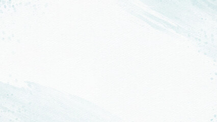 Subtle White and Light Blue Watercolor Wash Background with Texture vector illustration