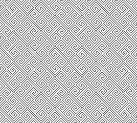 Fototapeta premium Seamless Greek Key & Arabic Geometric Pattern Vector